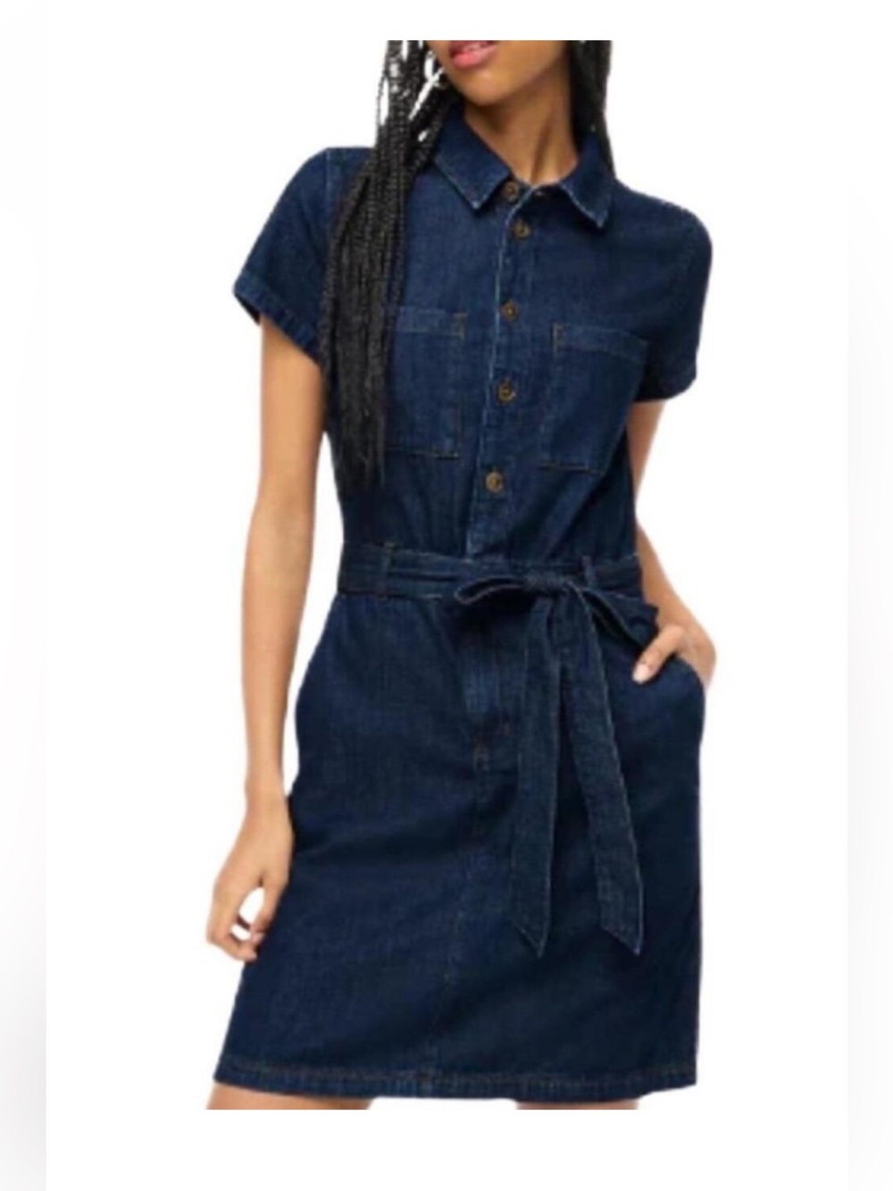 NWOT J. Crew Dark Indigo Denim dress